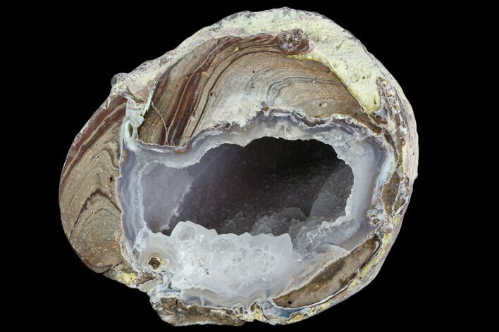Crystal Filled Dugway Geode (Polished Half) #121713